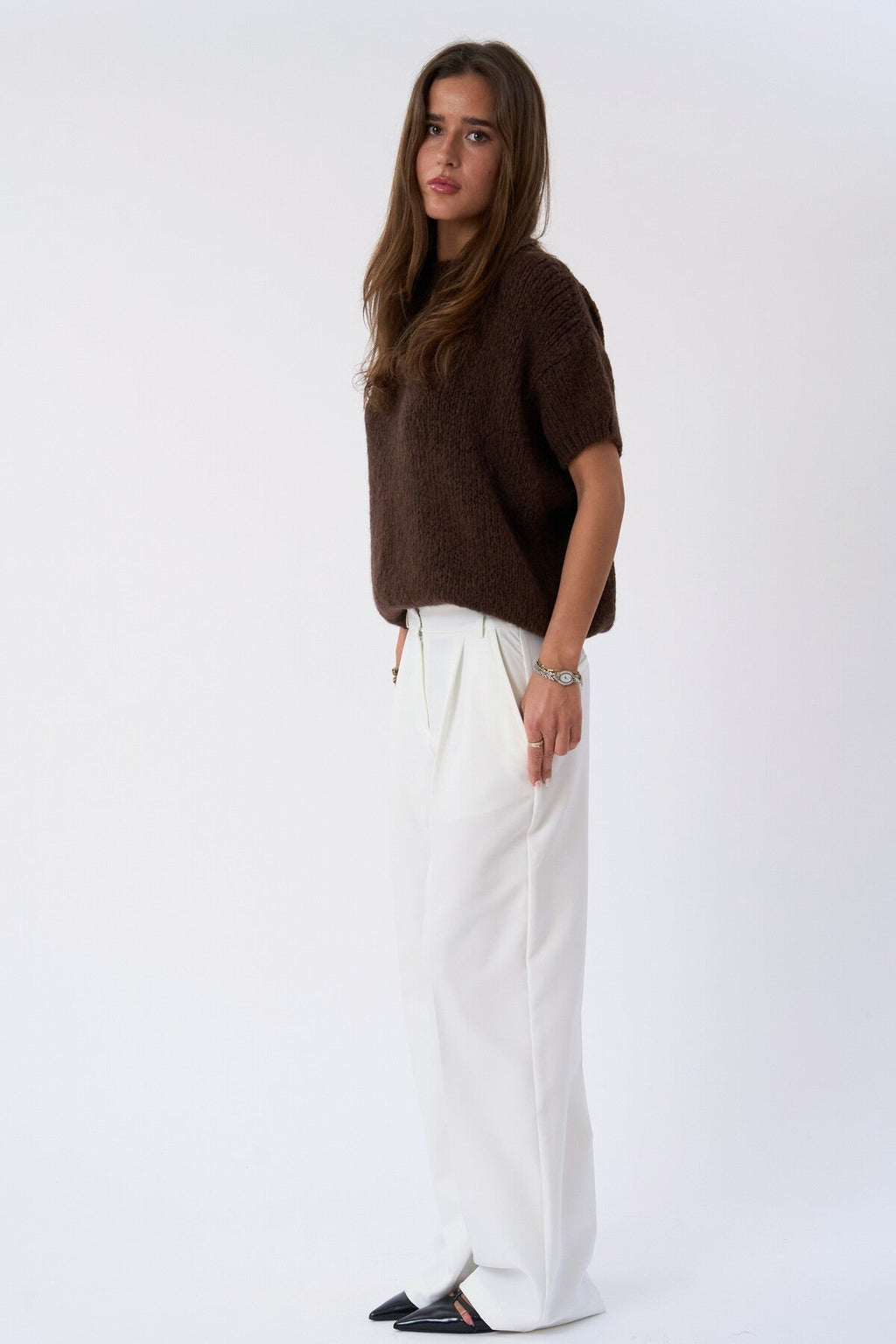 Mila Wide Pants - Off White