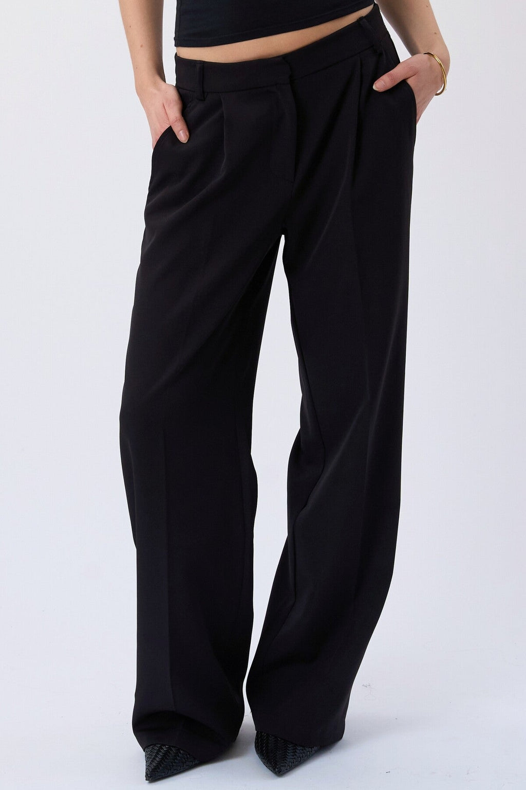 Mila large Pants - Noir