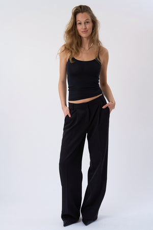 Mila large Pants - Noir
