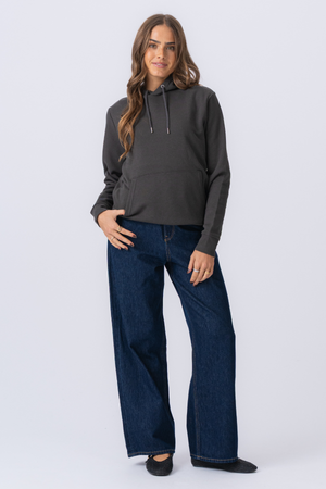 Sweat-shirt à sweat - gris foncé