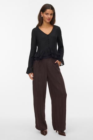 Irine Straight Pant - Chocolate Torte