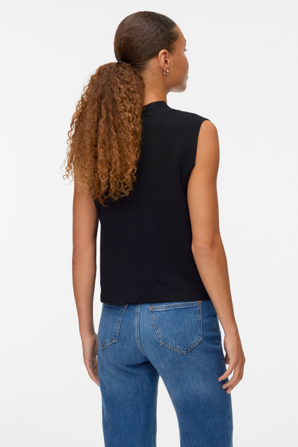 Gire de bouton Saba en V - noir