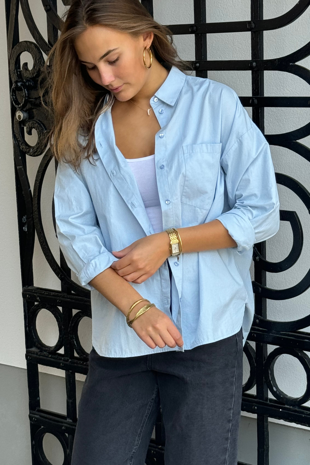 Relaxed Shirt - Light Blue