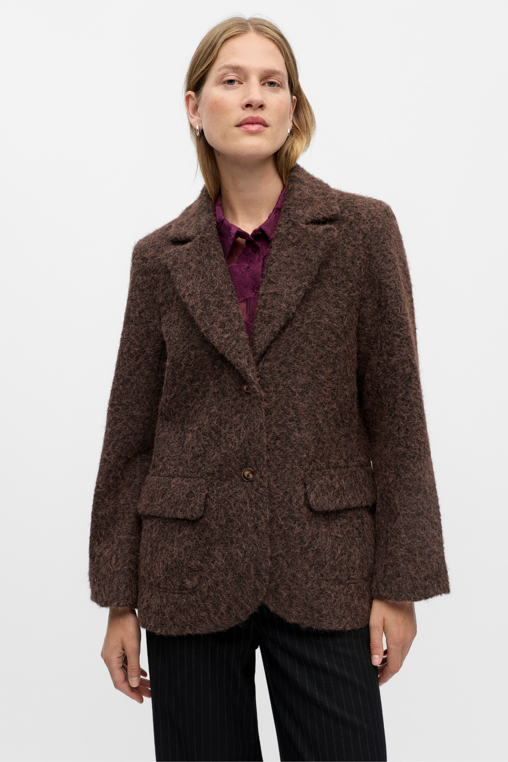 Veste Celina L / s lo - Sceau marron