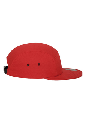 Casquette 5 panneaux - Rouge