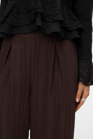 Irine Straight Pant - Chocolate Torte