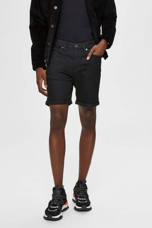 Shorts en jean - noir