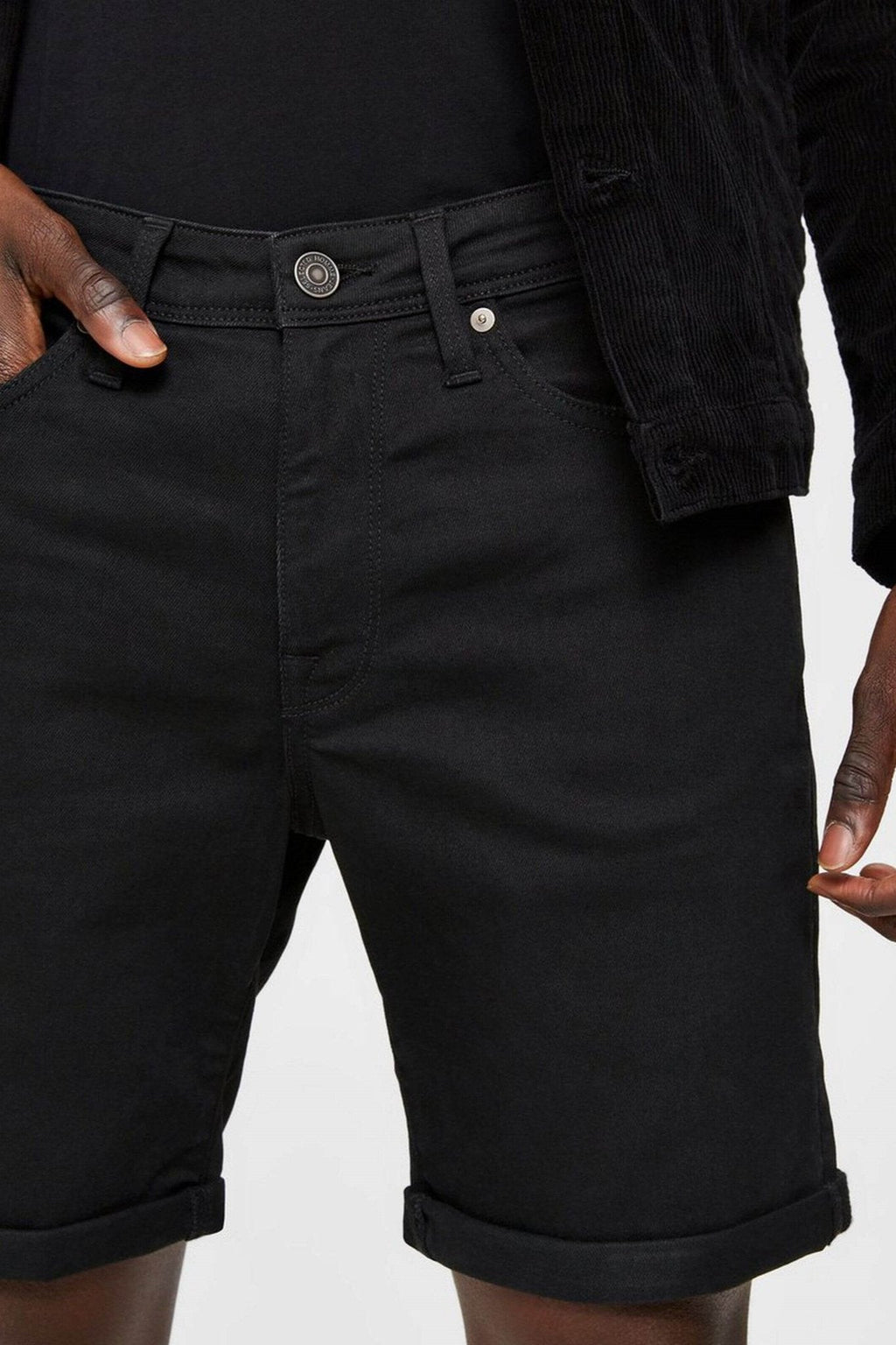 Shorts en jean - noir