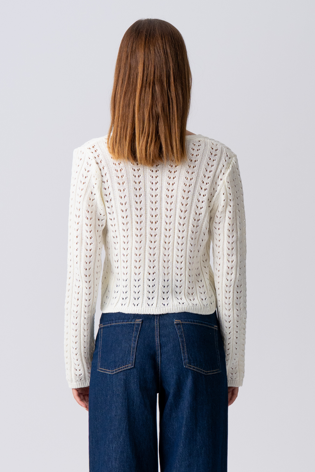 Virginia tricot Cardigan - Ecru