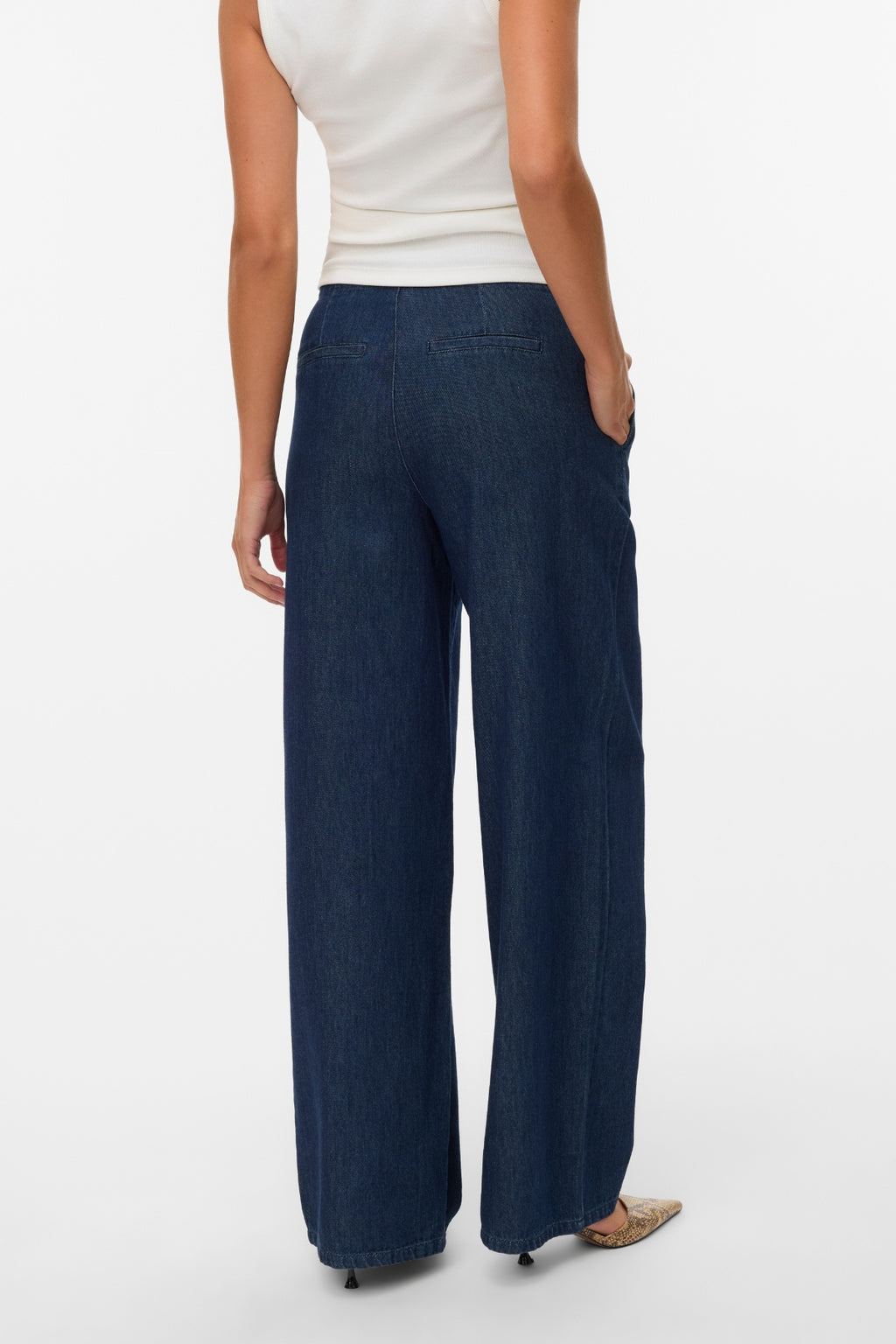 Rae Wide Jeans - Dark Blue Denim