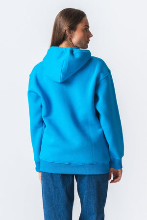 Stella Oversized Hoodie - Blue