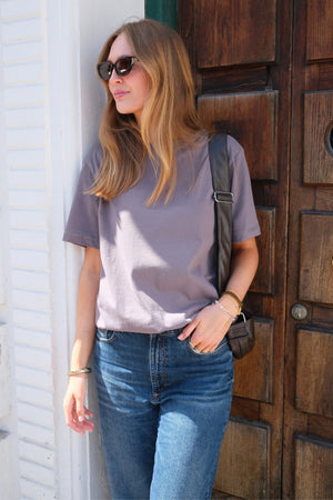 T-shirt BoxFit - gris foncé