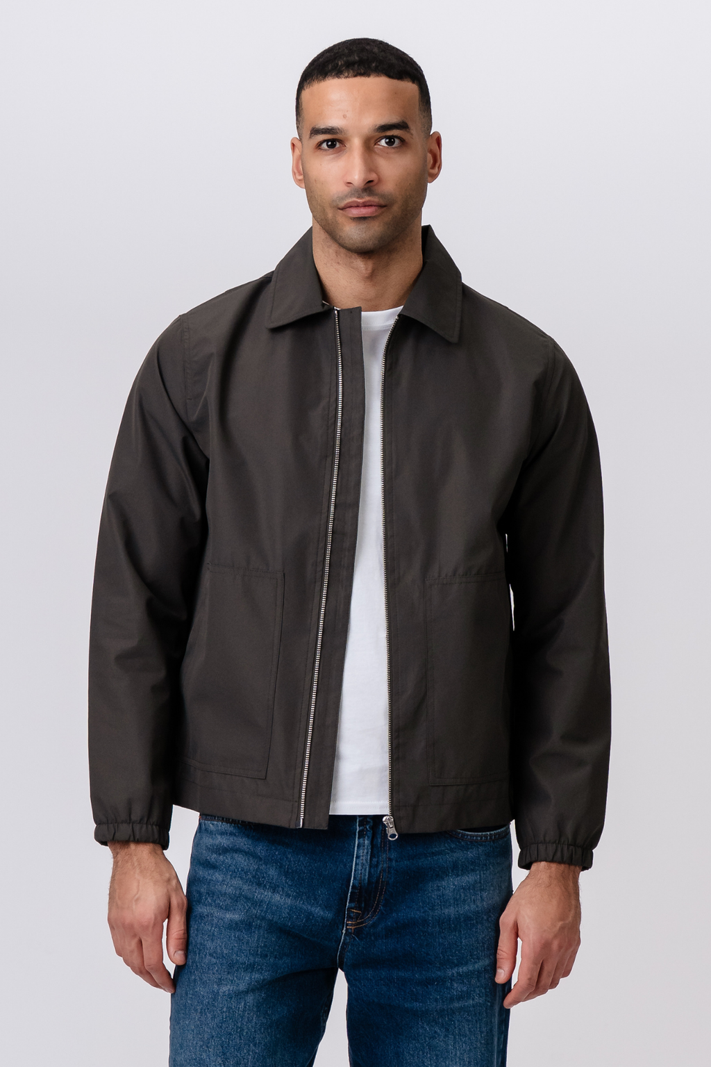 Veste Courte Zippée - Vert Foncé