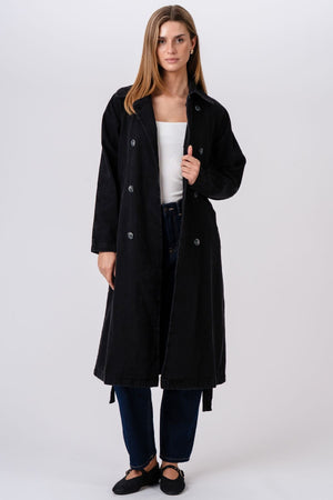 Trench en jean - bleu foncé
