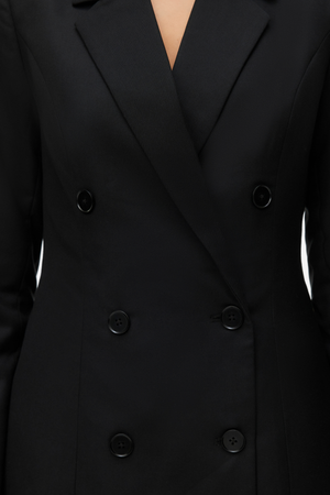 Robe de blazer Melly Fitted - noir