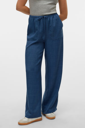 Pantalon ample Melaney - Denim foncé mélangé