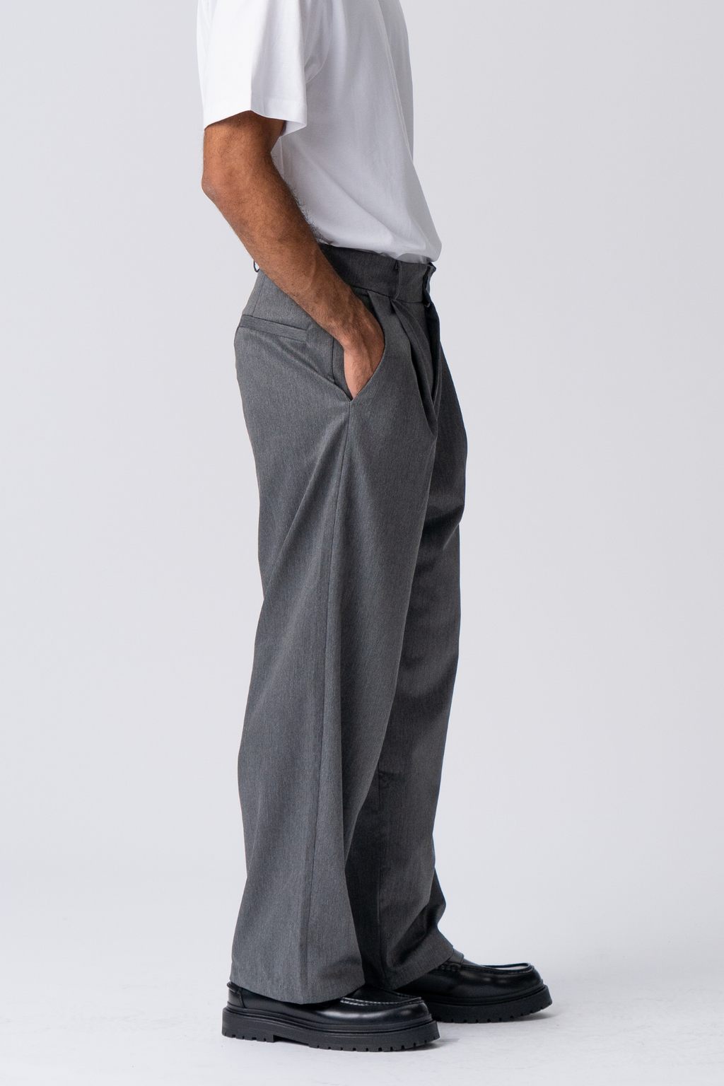 Performance Pants Wide Ajustement - gris clair