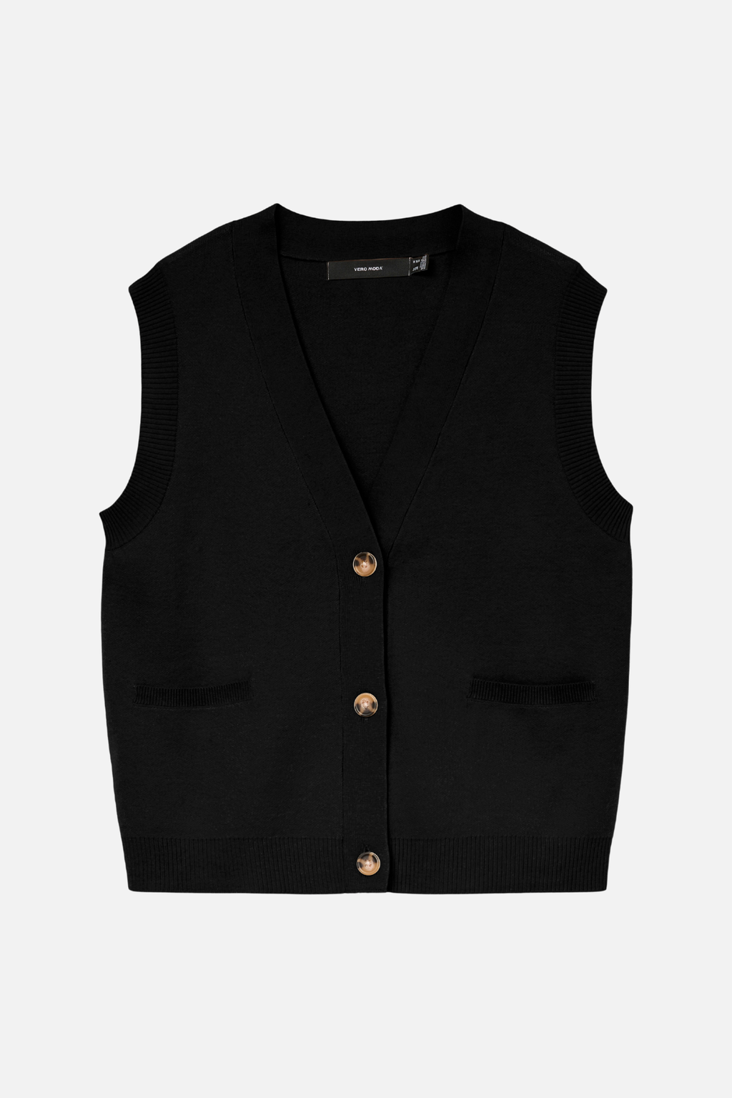 Gire de bouton Saba en V - noir