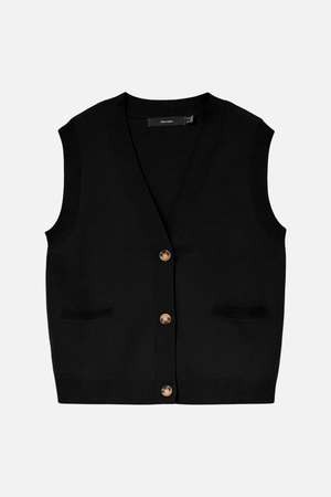 Gire de bouton Saba en V - noir