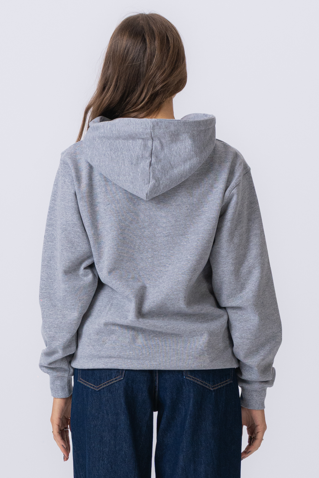 Sweat à capuche zippé de base - Gray