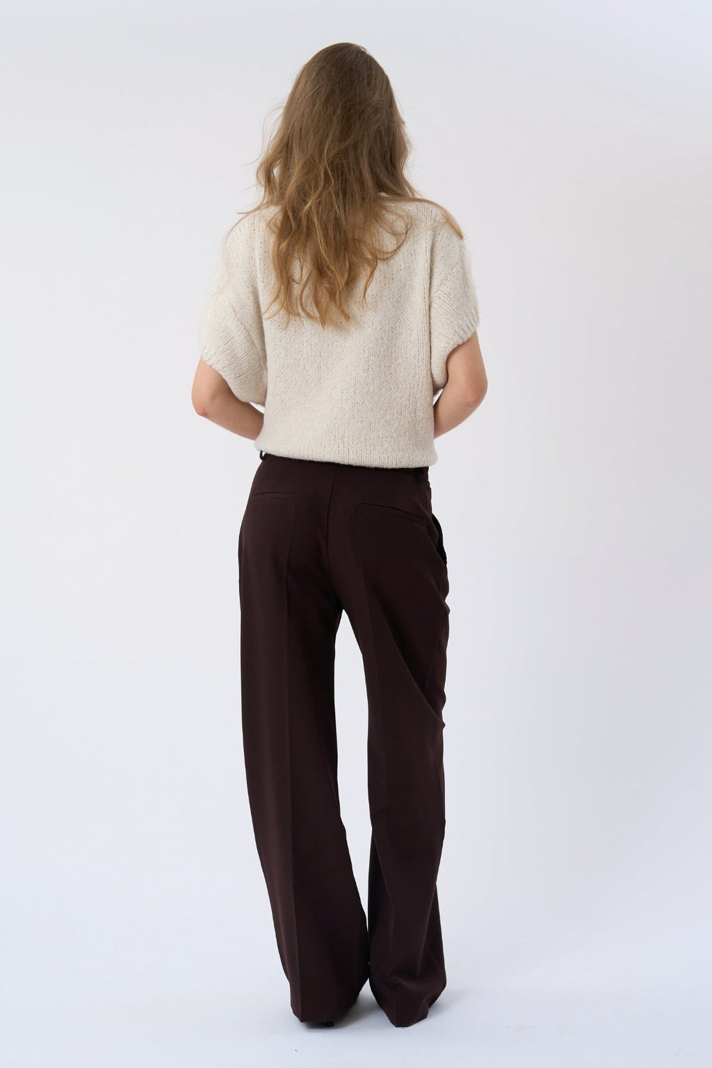 Chloé Tricot à manches courtes - Blanc cassé