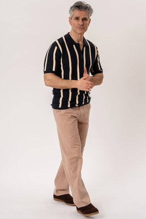 Otis Knit Polo - Navy