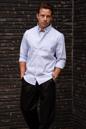 The Original Performance Oxford Shirt - bleu clair / blanc