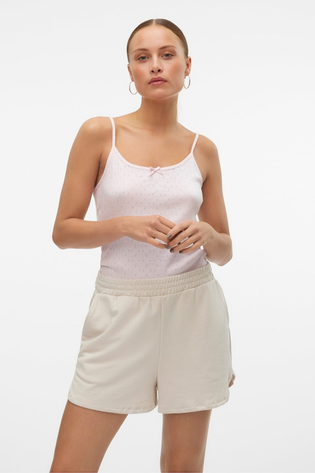 Isa Singlet Top - Pink A-Boo