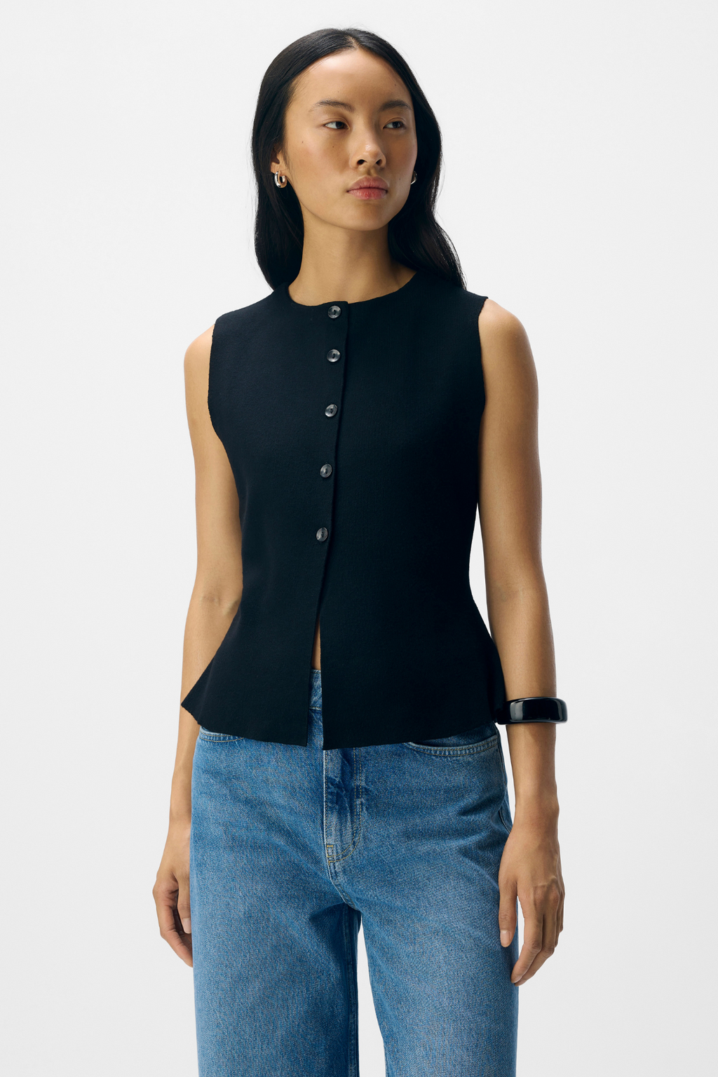 Gire de tricot de Reynard - noir