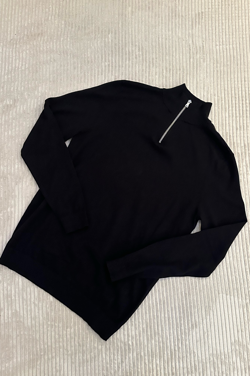Pullover Half Zip - Noir