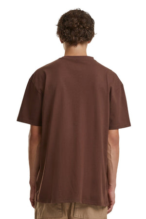 Heavy Oversized T-shirt - Chocolate Brown