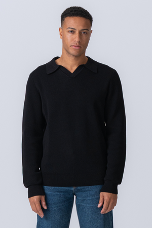 Samuel Polo Knit - Black