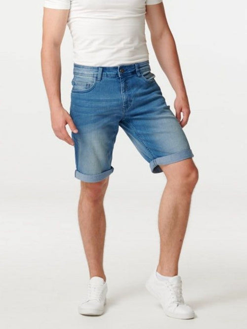 Performance Denim Shorts - Blå - Perform Collection