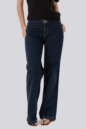 Miley Wide Jeans - Dark Blue