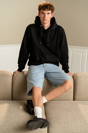 Denim Shorts Lâche - bleu clair