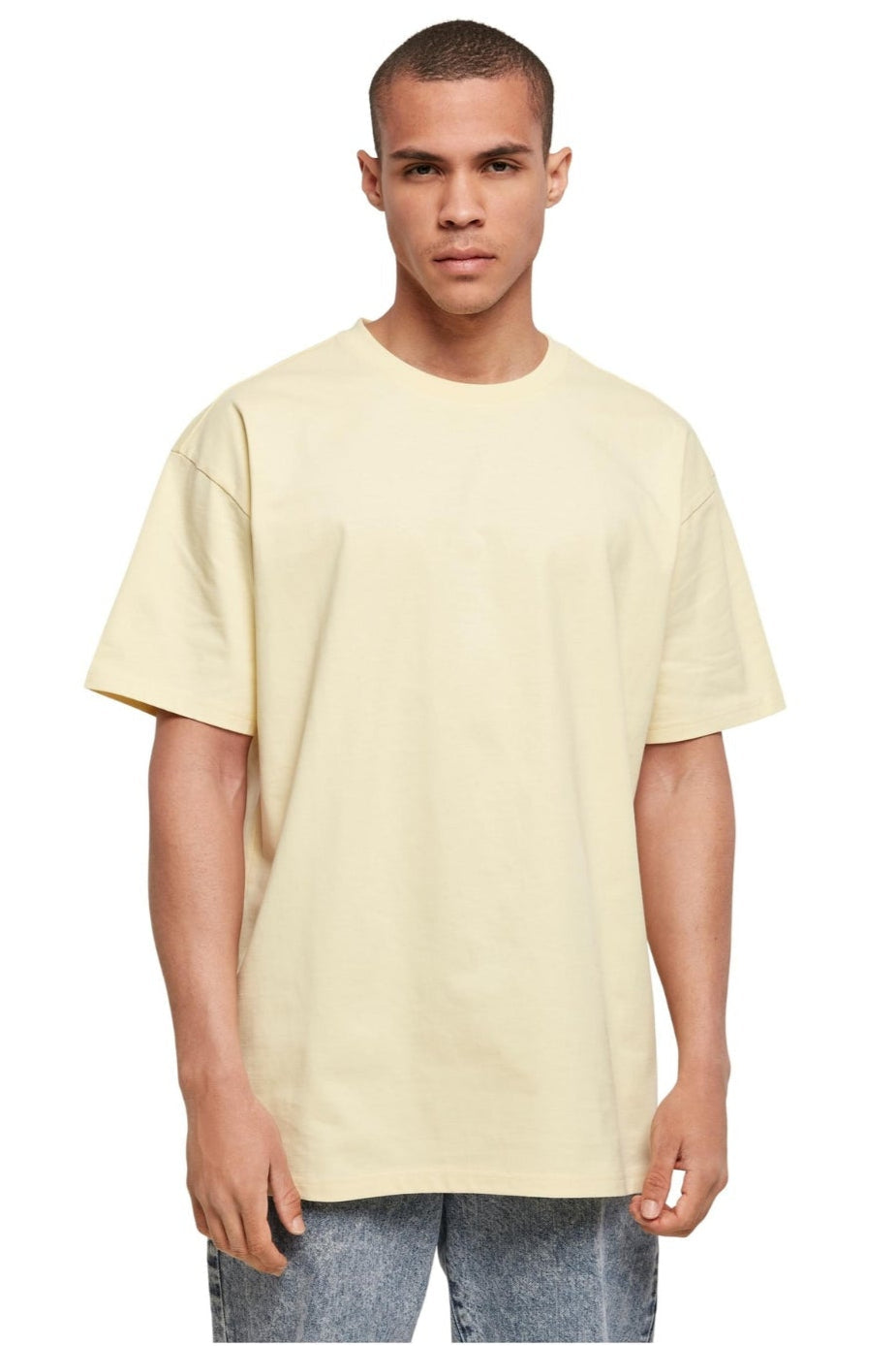 Lourd Oversized T-shirt - jaune doux