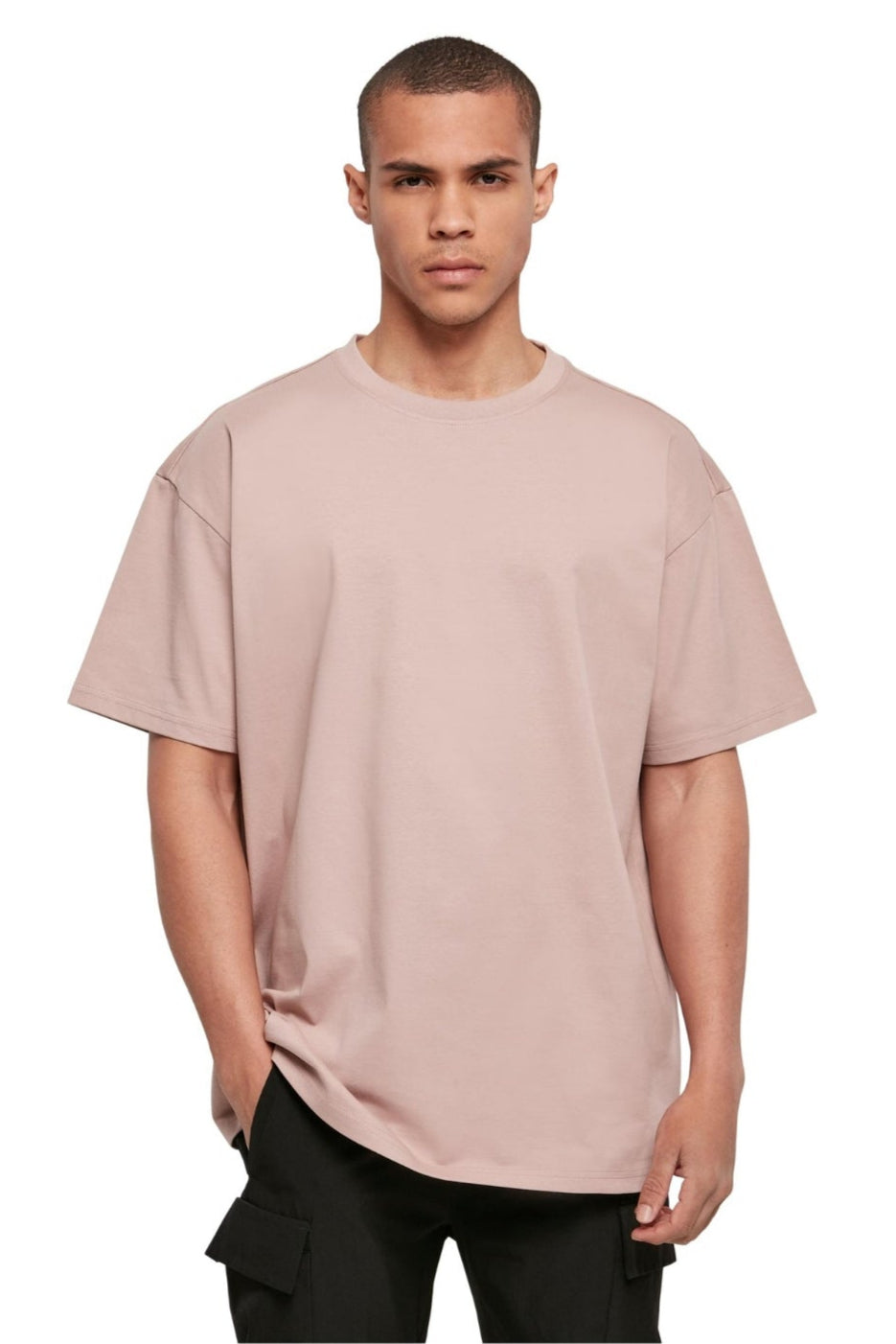 Lourd Oversized T-shirt - Rose crépusculaire