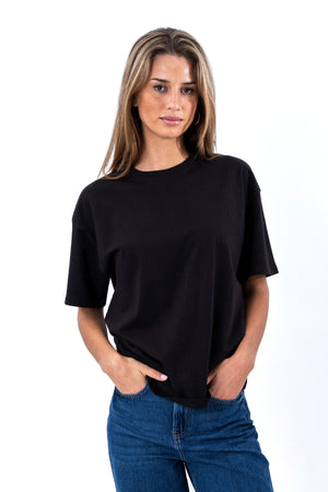 T-shirt Heavy Boxfit - Noir