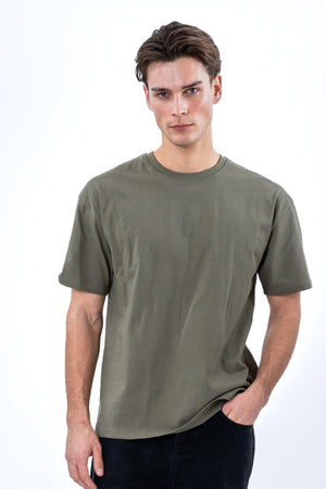 Heavy Boxfit Tee - Olive