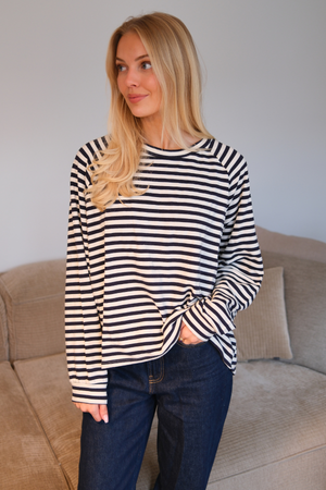 Chemise à rayures - Bleu