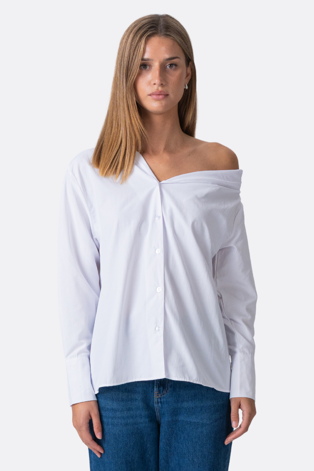 Serena Oversized Shirt - White