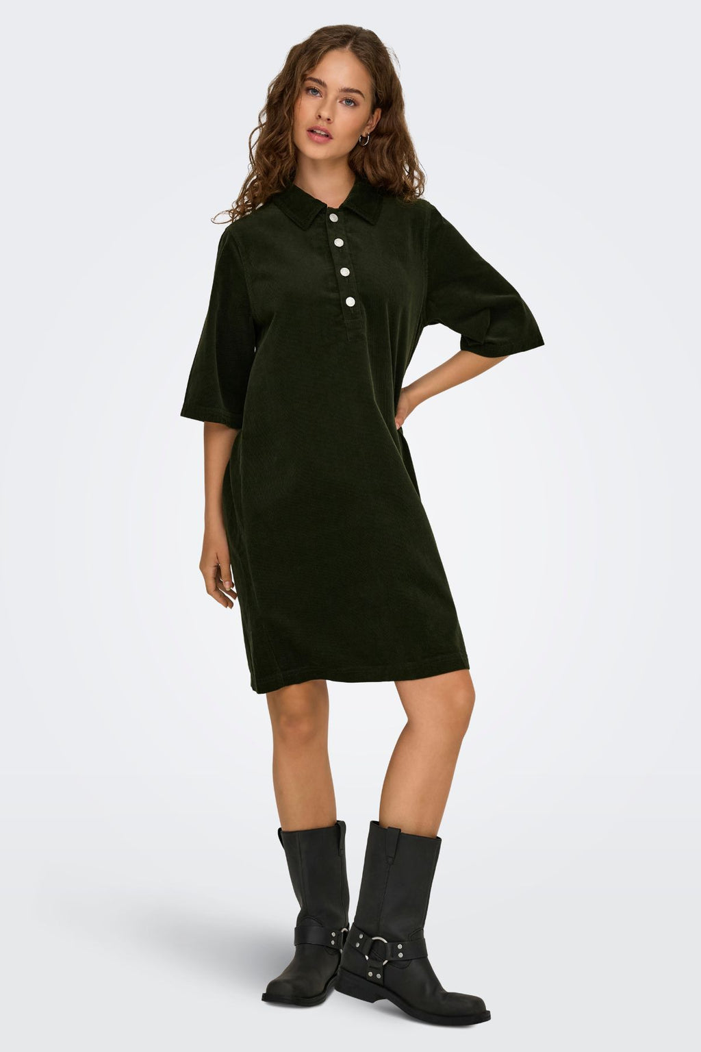 Nessa Cord Dress  - Rosin