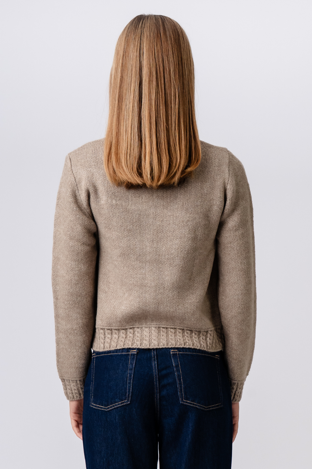 Cardigan en maille Emilie - Marron