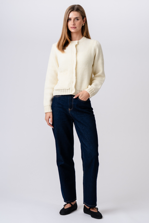 Emilie Knit Cardigan - Beige