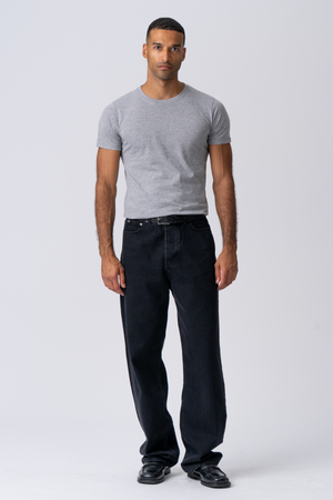 T-shirt musculaire - gris clair