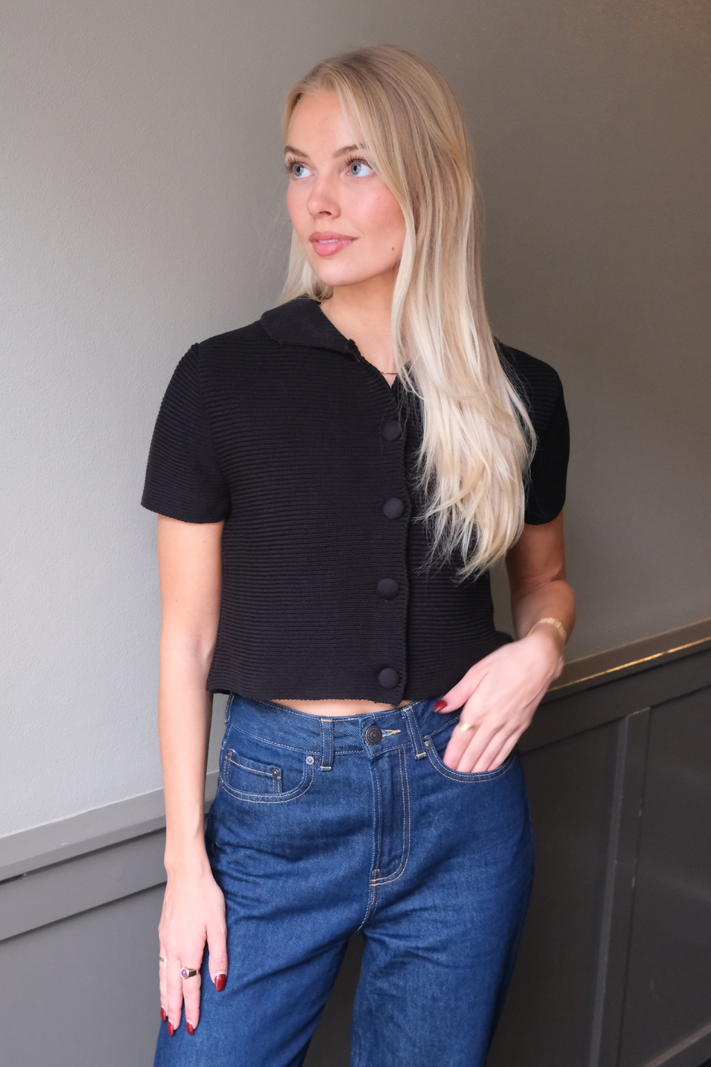 Chemise Grace - noir