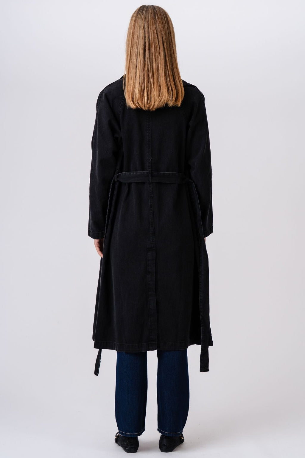 Trench en jean - bleu foncé