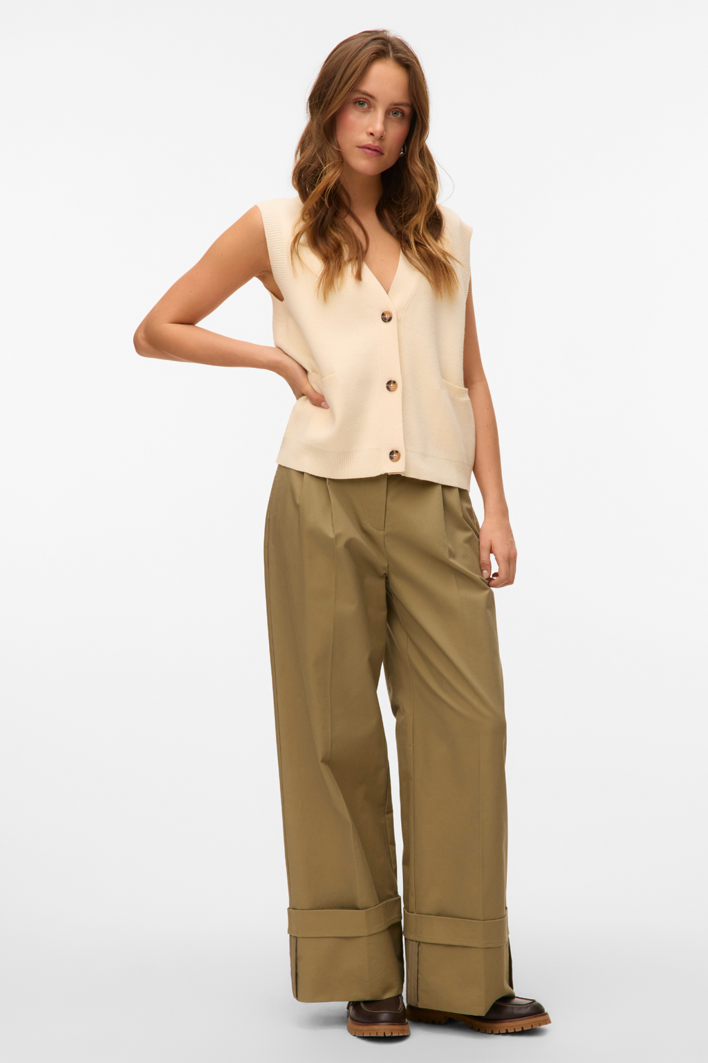 Kora large pliage Pants - Sirène