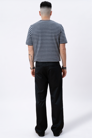 Nørregade Stripe - Gris noir marbré