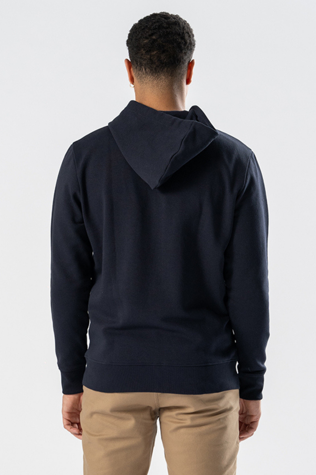 Sweat à capuche zippé - Bleu marine